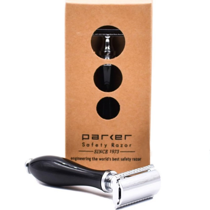 Parker. 111B. Maquinilla de Afeitar de 3p y mango Negro